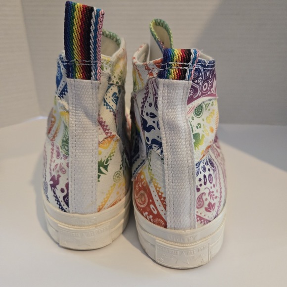 Converse All Star Chuck Taylor 70 Pride High Tops Unity Pride Sneaker M 7.5 W9.5 - Picture 8 of 11